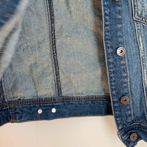 MUDD JEAN VEST JACKET WOMEN SIZE S - Picture 4 of 7